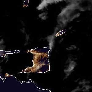 météo tropicale : Image satellite .