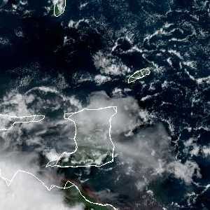 météo tropicale : Image satellite .