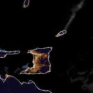 météo tropicale : Image satellite .