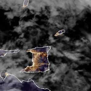 météo tropicale : Image satellite .