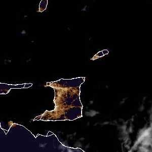 météo tropicale : Image satellite .