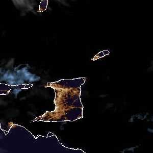 météo tropicale : Image satellite .