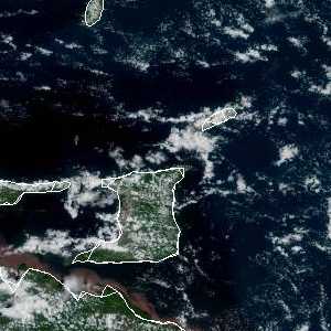 météo tropicale : Image satellite .