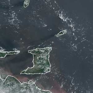 météo tropicale : Image satellite .