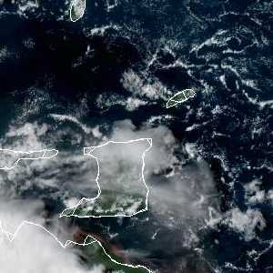 météo tropicale : Image satellite .