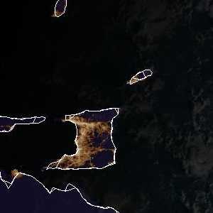 météo tropicale : Image satellite .