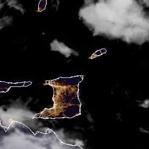 météo tropicale : Image satellite .