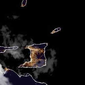 météo tropicale : Image satellite .