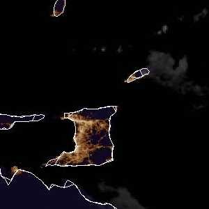 météo tropicale : Image satellite .