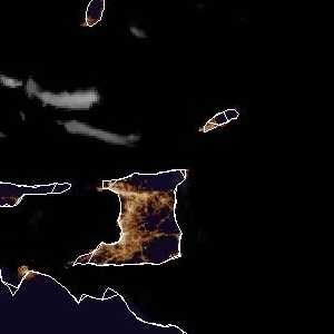 météo tropicale : Image satellite .