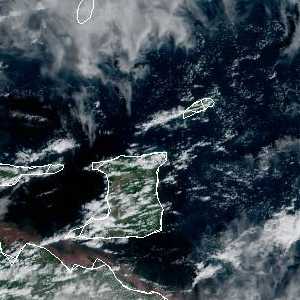 météo tropicale : Image satellite .