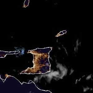 météo tropicale : Image satellite .