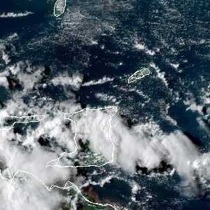 météo tropicale : Image satellite .