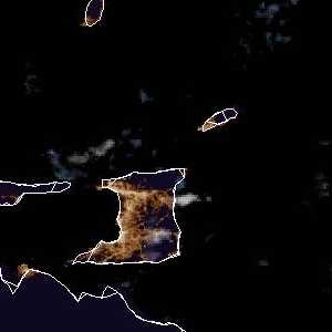 météo tropicale : Image satellite .