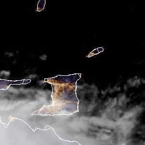 météo tropicale : Image satellite .