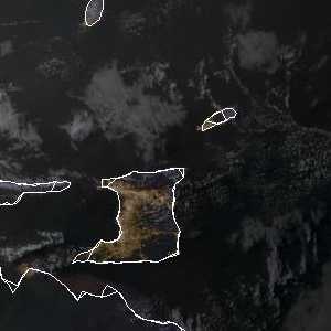 météo tropicale : Image satellite .