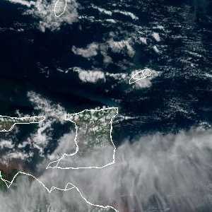 météo tropicale : Image satellite .