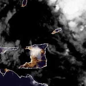 météo tropicale : Image satellite .