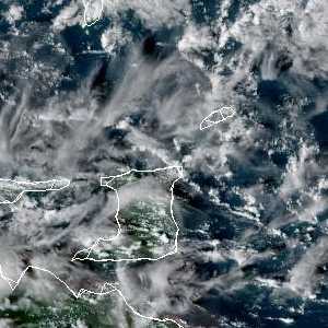 météo tropicale : Image satellite .