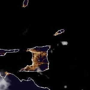 météo tropicale : Image satellite .