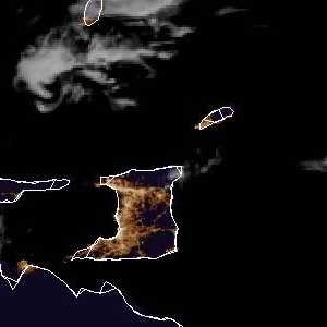 météo tropicale : Image satellite .