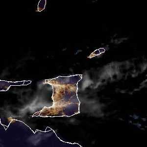météo tropicale : Image satellite .