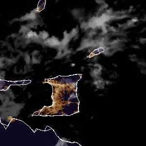 météo tropicale : Image satellite .
