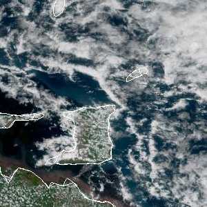 météo tropicale : Image satellite .
