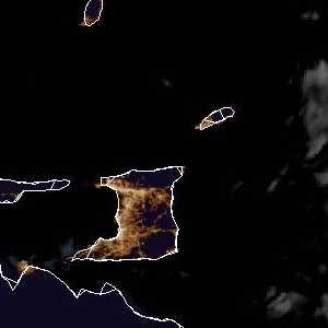 météo tropicale : Image satellite .