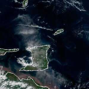 météo tropicale : Image satellite .