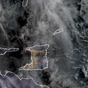 météo tropicale : Image satellite .