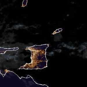 météo tropicale : Image satellite .