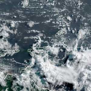météo tropicale : Image satellite .