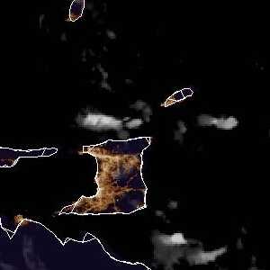 météo tropicale : Image satellite .