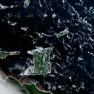 météo tropicale : Image satellite .