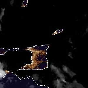 météo tropicale : Image satellite .