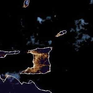 météo tropicale : Image satellite .
