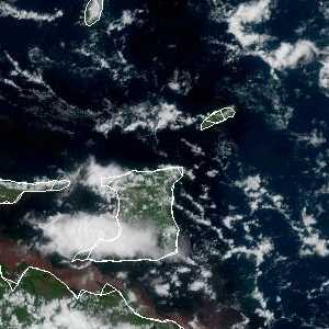 météo tropicale : Image satellite .