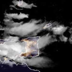 météo tropicale : Image satellite .