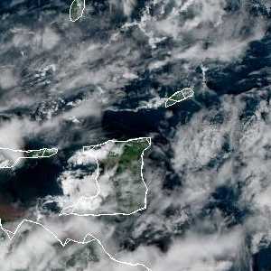 météo tropicale : Image satellite .
