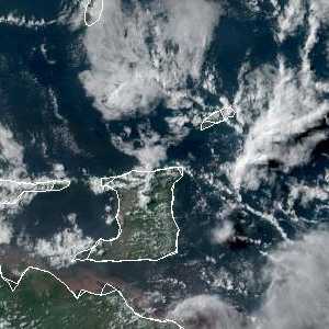météo tropicale : Image satellite .