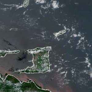 météo tropicale : Image satellite .