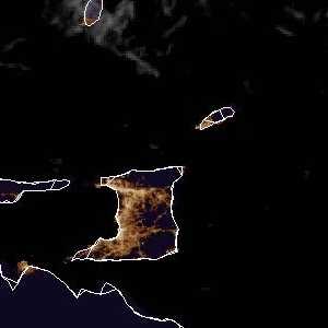 météo tropicale : Image satellite .