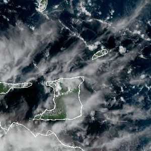 météo tropicale : Image satellite .