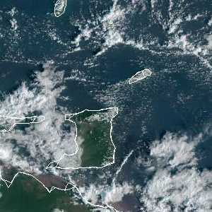 météo tropicale : Image satellite .
