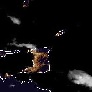 météo tropicale : Image satellite .