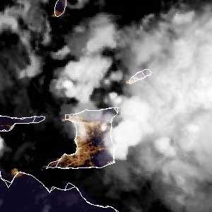 météo tropicale : Image satellite .
