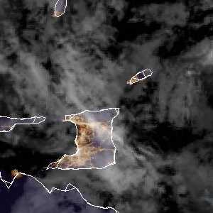 météo tropicale : Image satellite .