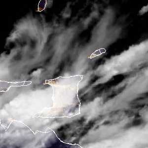 météo tropicale : Image satellite .