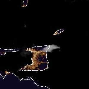 météo tropicale : Image satellite .